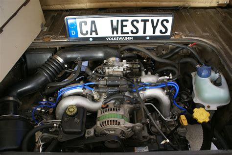 VW K&228;fer Vmax 262kmh turbokaefer subaru turbo. . Vanagon to subaru conversion kit